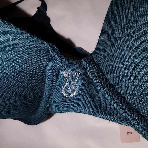 Victoria’s Secret Matching Set Bombshell Bra/Fishnet Cheeky Panty-32D/Small - Picture 4 of 15